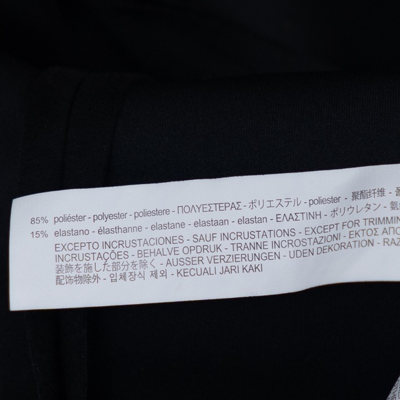 Zara Faux Suede Embroidered Black XL Jacket Blazer - Picture 8 of 8